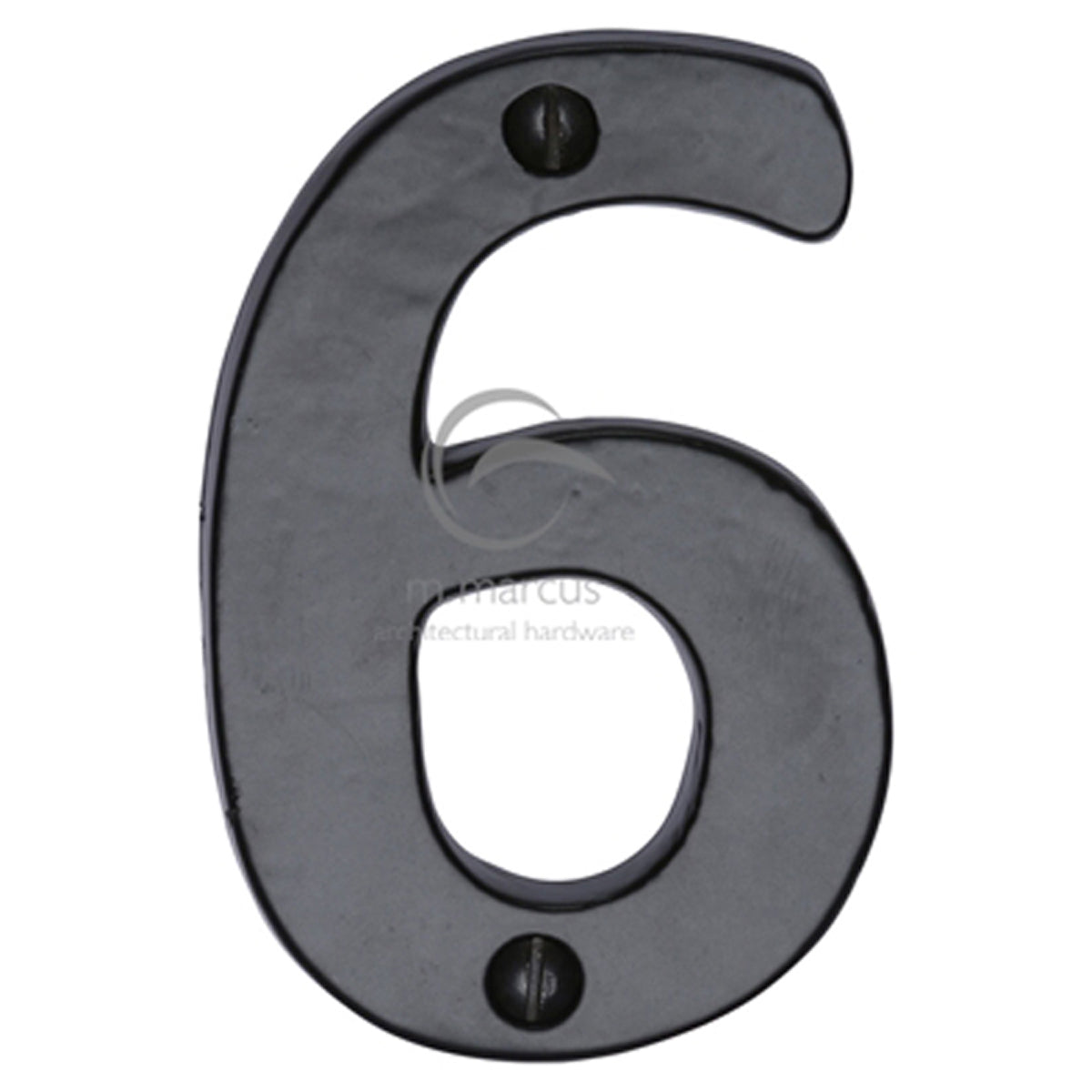 DOOR NUMERAL #6 76 BLK
