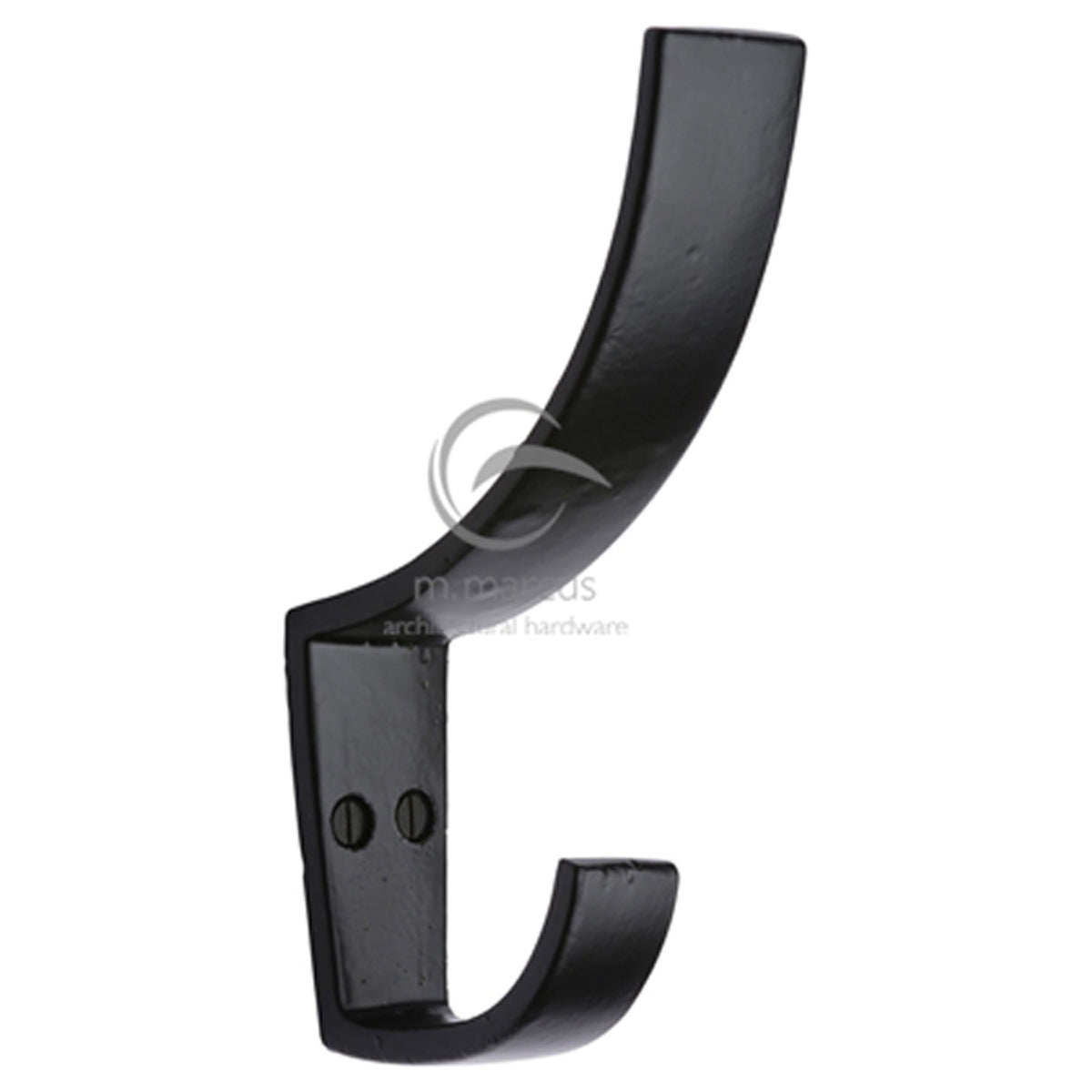 COAT HOOK 130x82 BLK
