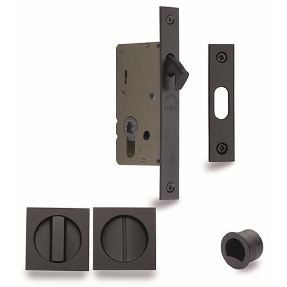 SLIDE FLUSH HANDLE LOCK 55x55 MBK