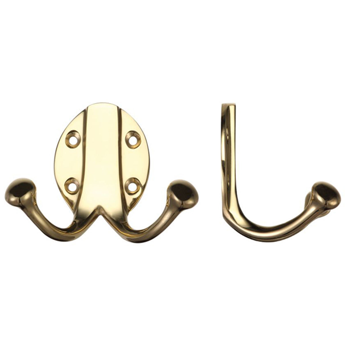 F&B DBL ROBE HOOK PBR