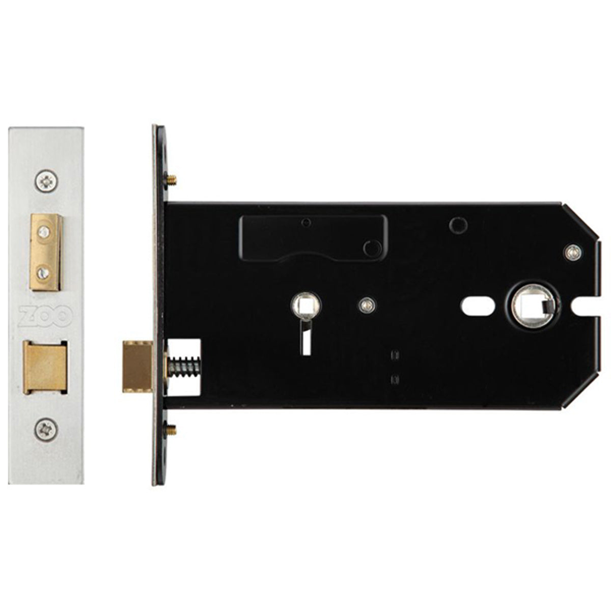 ZUK HORIZ BATHROOM LOCK BS127 SSS