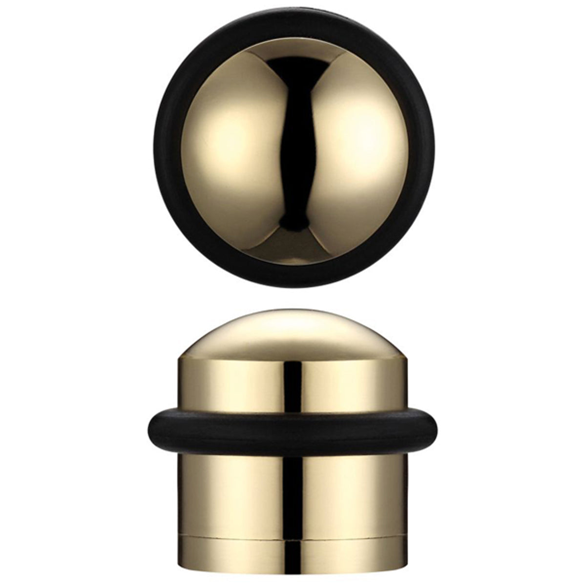 ZAB DOOR STOP DOMED D31x35 PBR