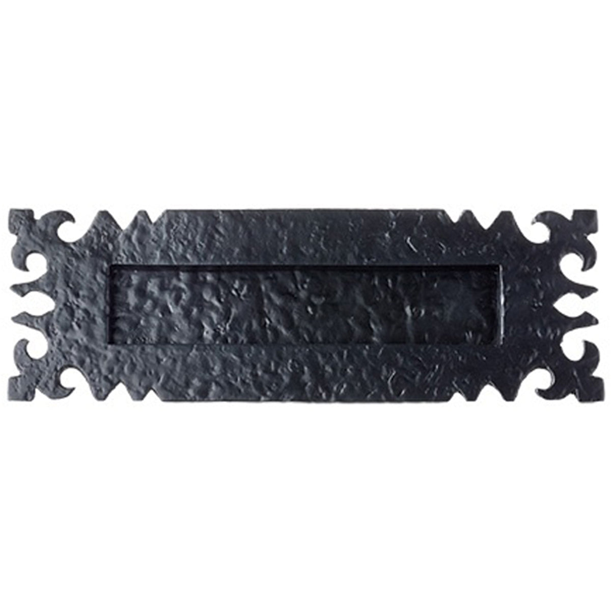FOX LETTER PLATE LEDBURY 305x102 BK by ZOO HARDWARE LTD