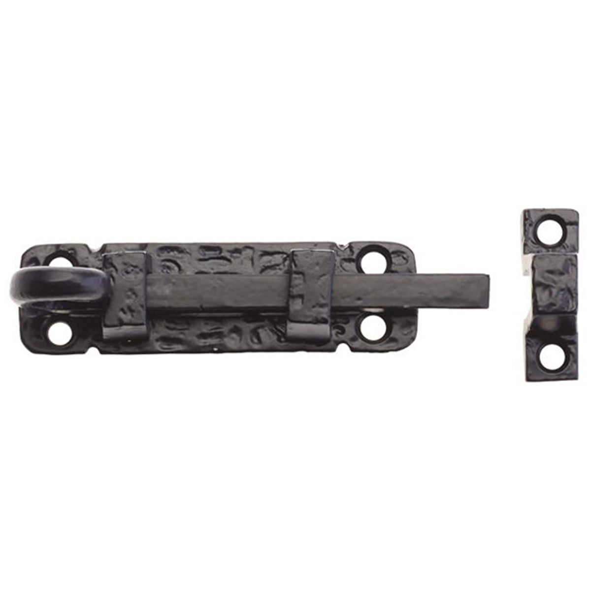 FOX DOOR BOLT CURLY TAIL 102 BLK