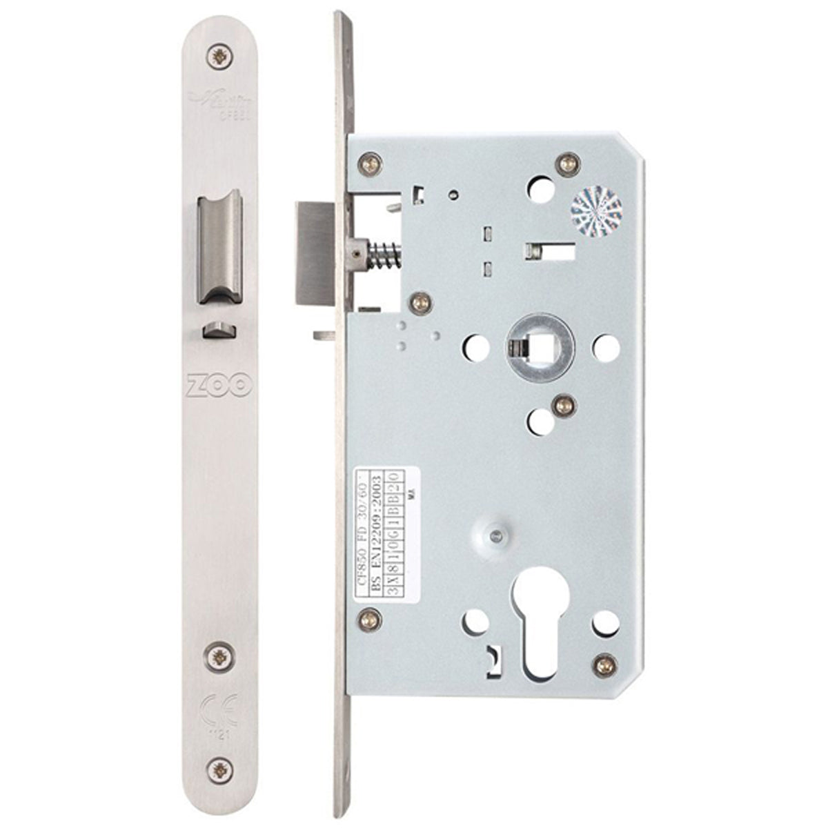 ZDL NIGHT LATCH RAD BS60 72 SSS