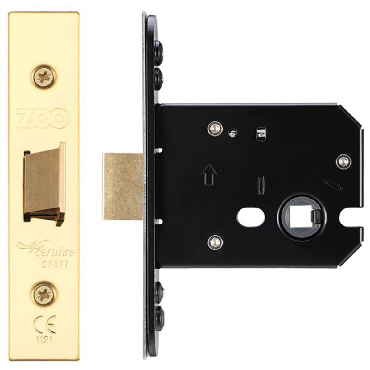 ZUK FLAT LATCH BS57 PVD