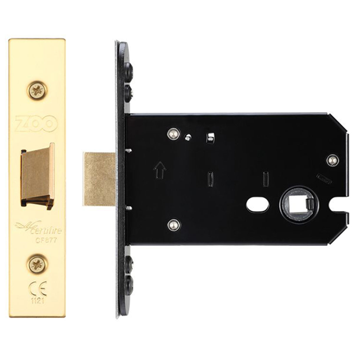 ZUK FLAT LATCH BS82 PVD