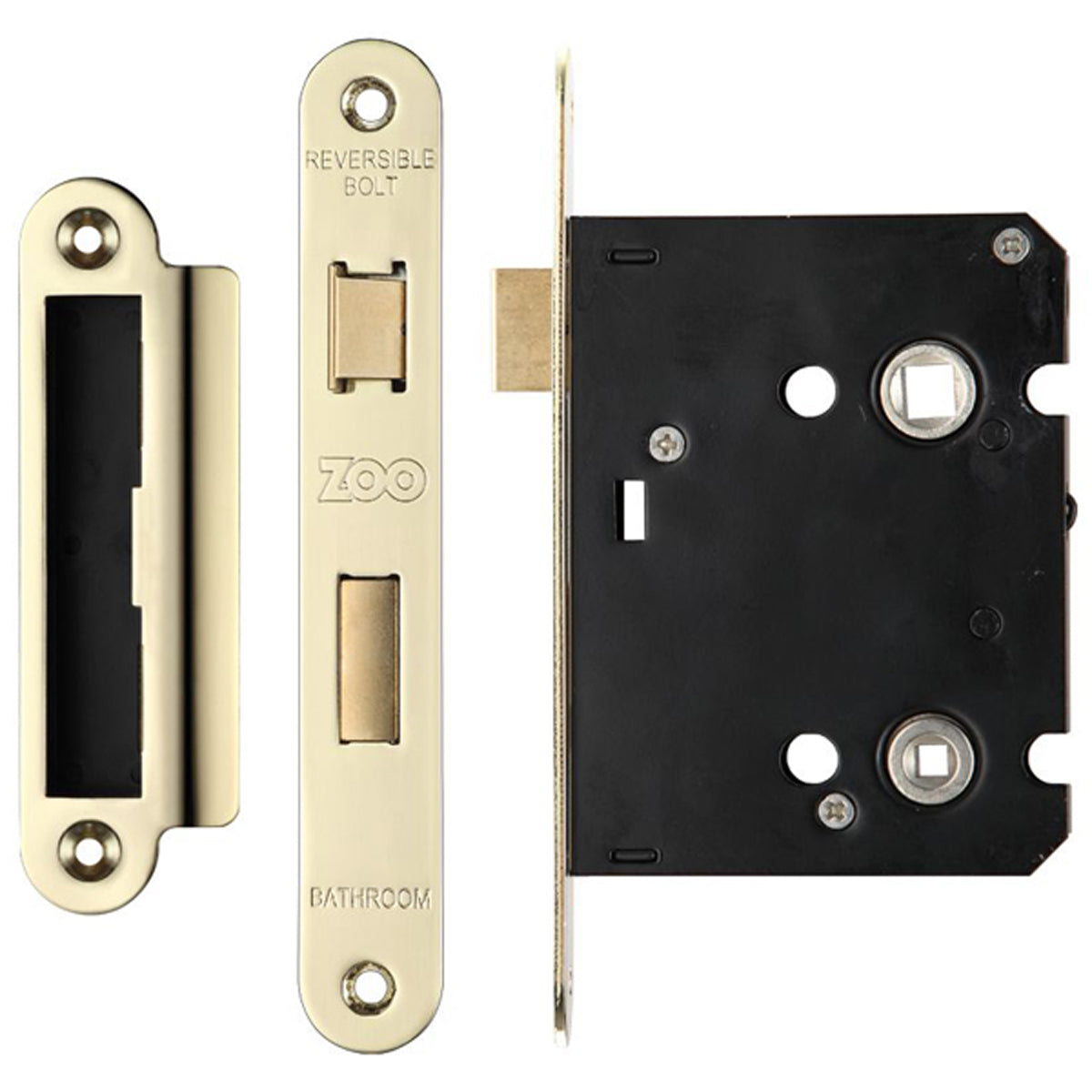 ZBC CONTRACT BATH LOCK BS76 RAD PVD