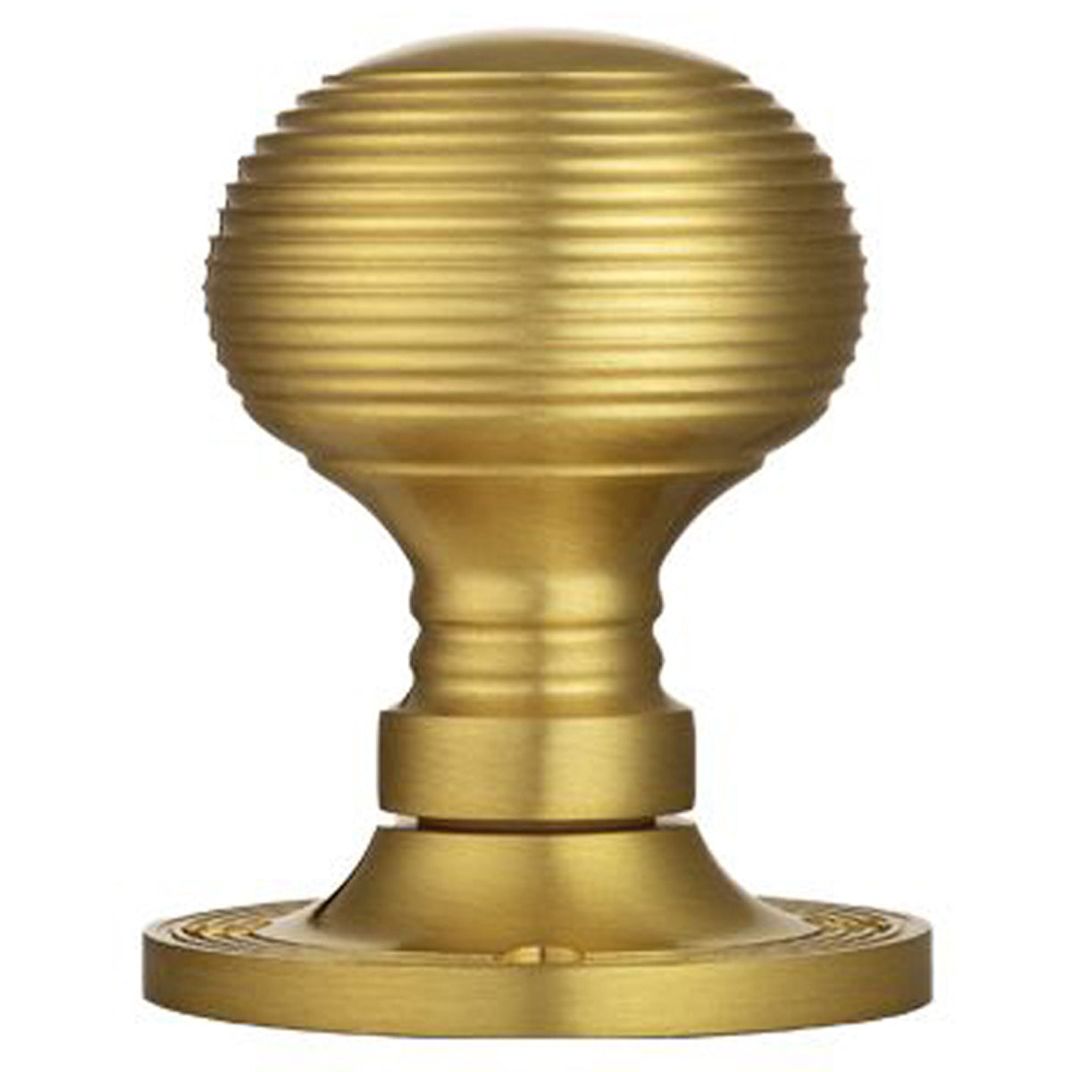 QUEEN ANNE MORTICE KNOB D63 SBR M1001SB by CARLISLE BRASS