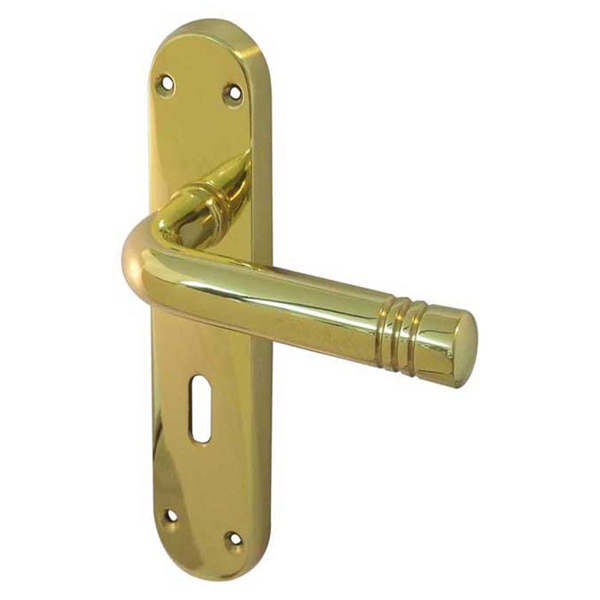 PORTO SUITE LEVER HANDLE LOCK 183x40x105 PBR JV660PB