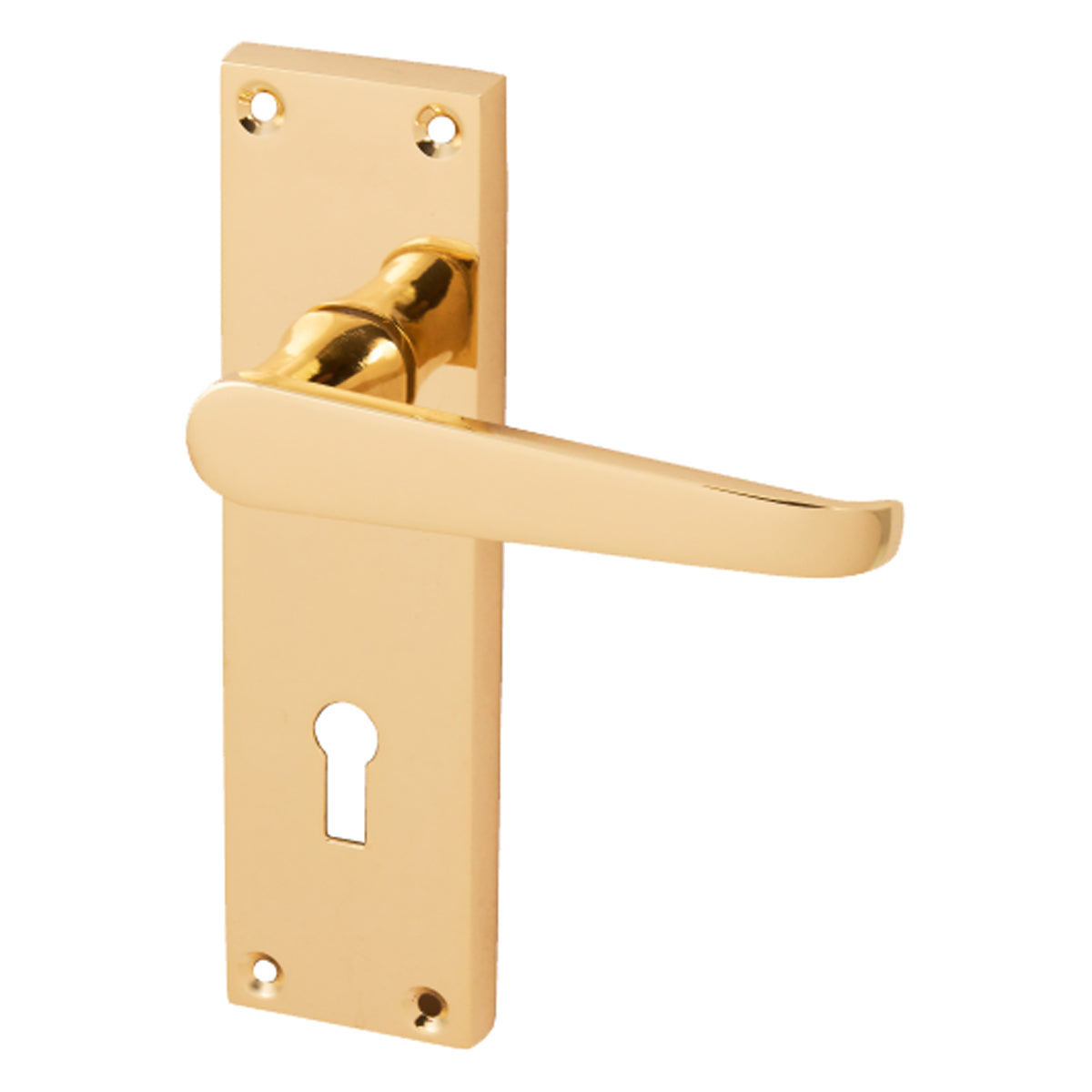 ECLIPSE VICTORIAN STRAIGHT LEVER HANDLE SPRUNG LOCK 148x42 PBR PR
