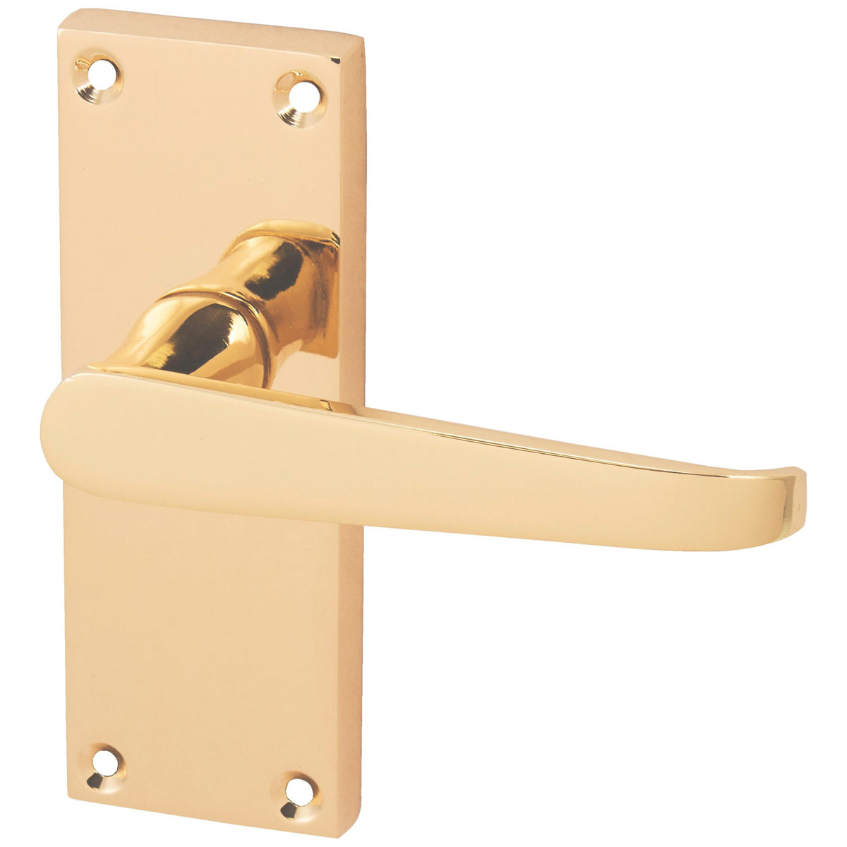 ECLIPSE VICTORIAN STRAIGHT LEVER HANDLE SPRUNG LATCH 114x42 PBR PR by FRISCO UK SALES LTD