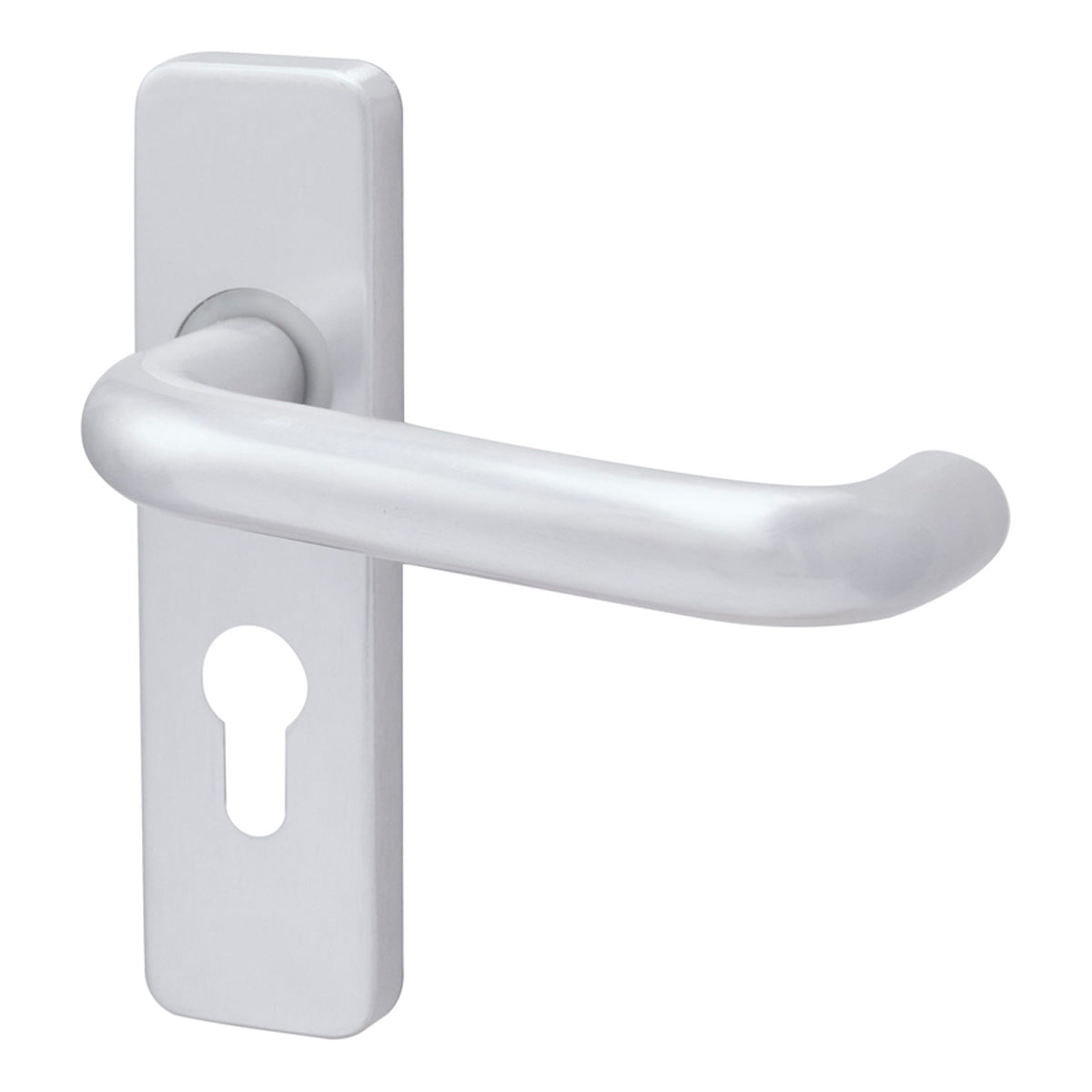 ECLIPSE RTD LEVER HANDLE+BACKPLATE EURO 154x40 SAA by FRISCO UK SALES LTD