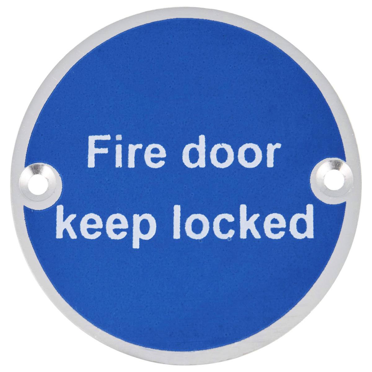 ECLIPSE ALUMINIUM DOOR SIGNAGE FIRE DOOR KEEP LOCKED D76 SAA