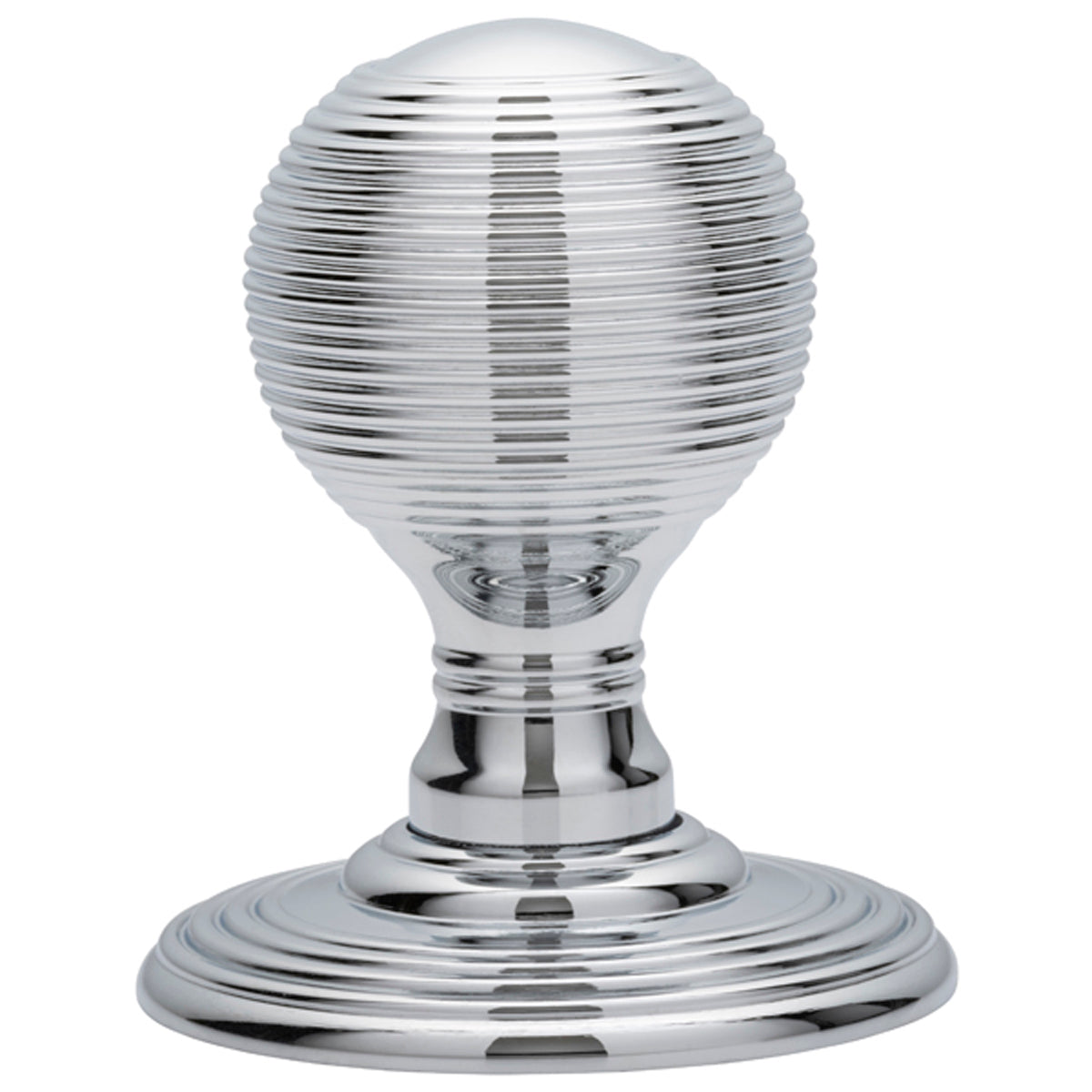 DEL MORTICE KNOB REEDED CNC D70 PCP DK37CCP by CARLISLE BRASS