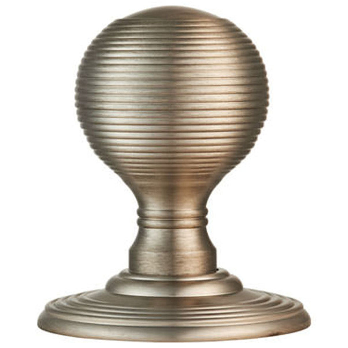 DEL MORTICE KNOB REEDED CNC D70 SNP DK37CSN by CARLISLE BRASS