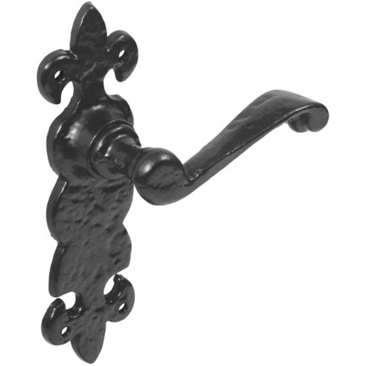 BLACK LEVER HANDLE FDL LOCK PR BLK