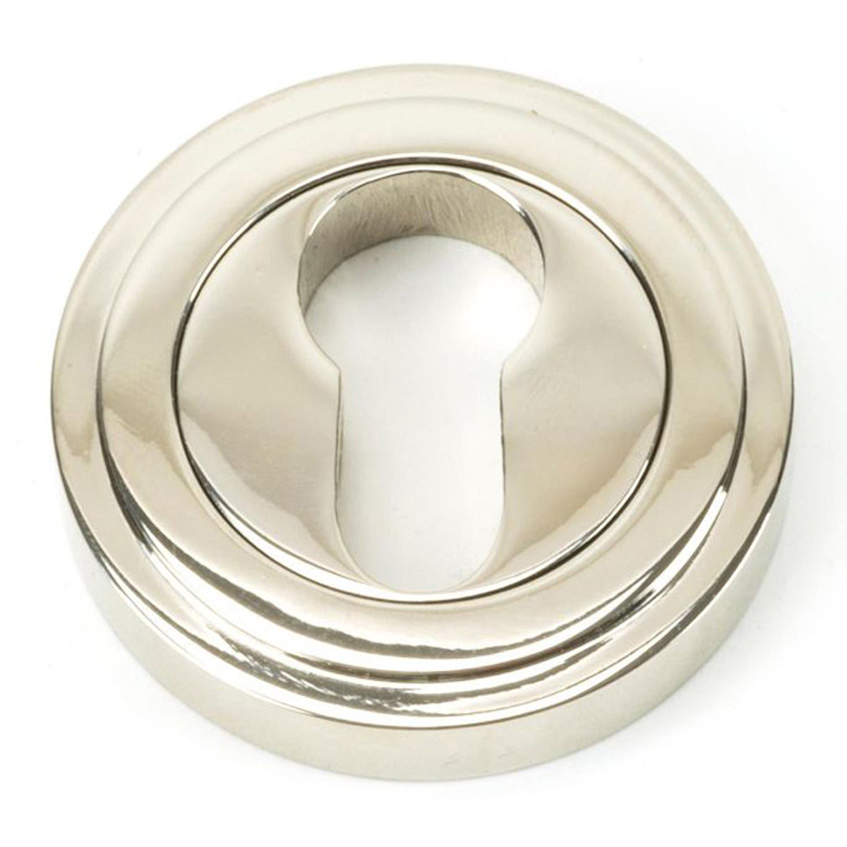 ESCUTCHEON ROUND EURO CNC ART DECO 53x8 PNP