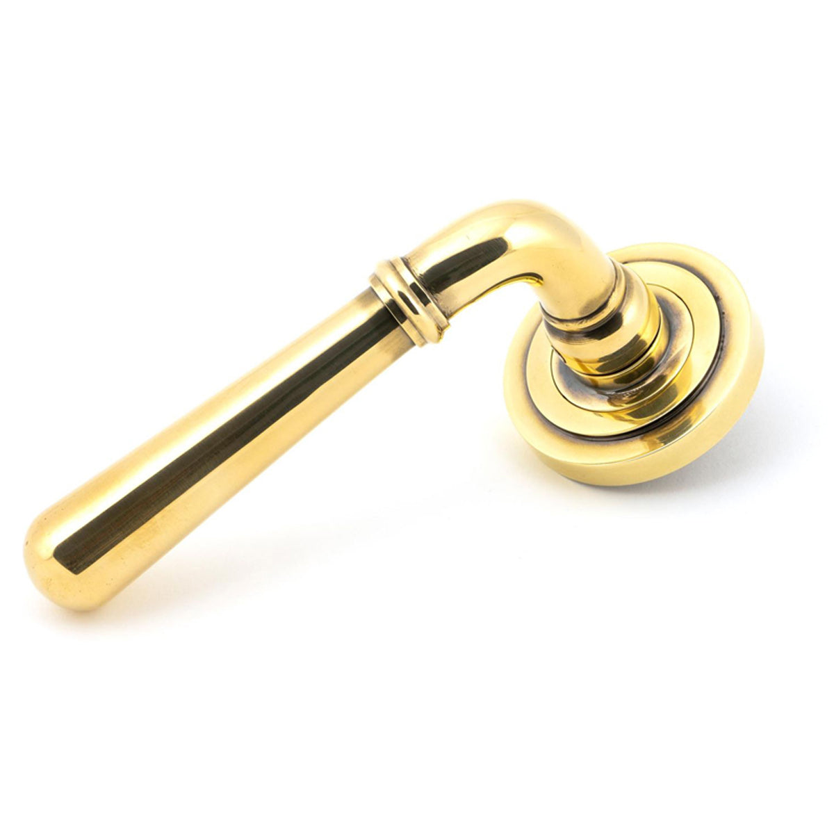 NEWBURY LEVER HANDLE+ROSE SPRUNG ART DECO 53x126x64 AGBR