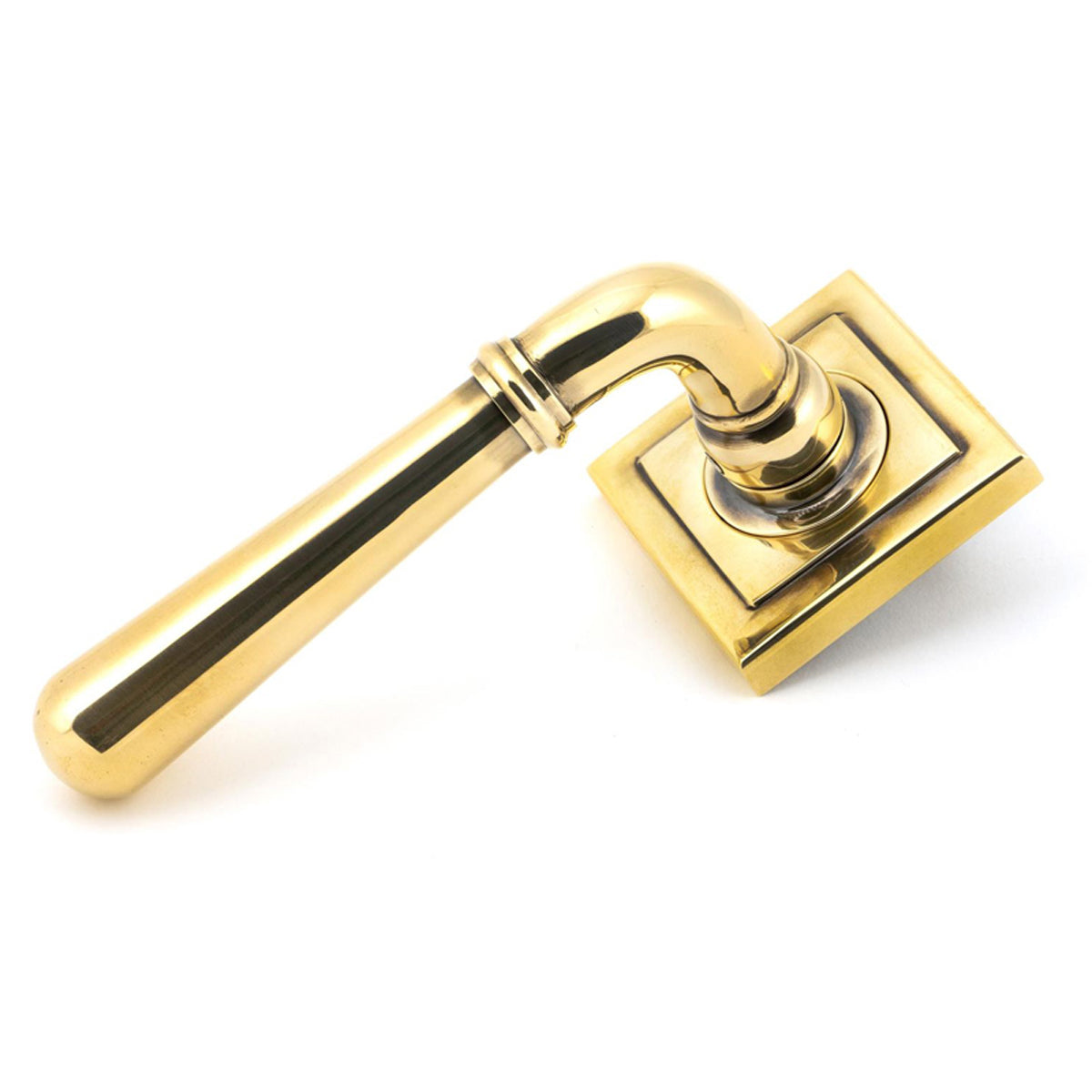 NEWBURY LEVER HANDLE+ROSE SPRUNG SQUARE 53x126x64 AGBR