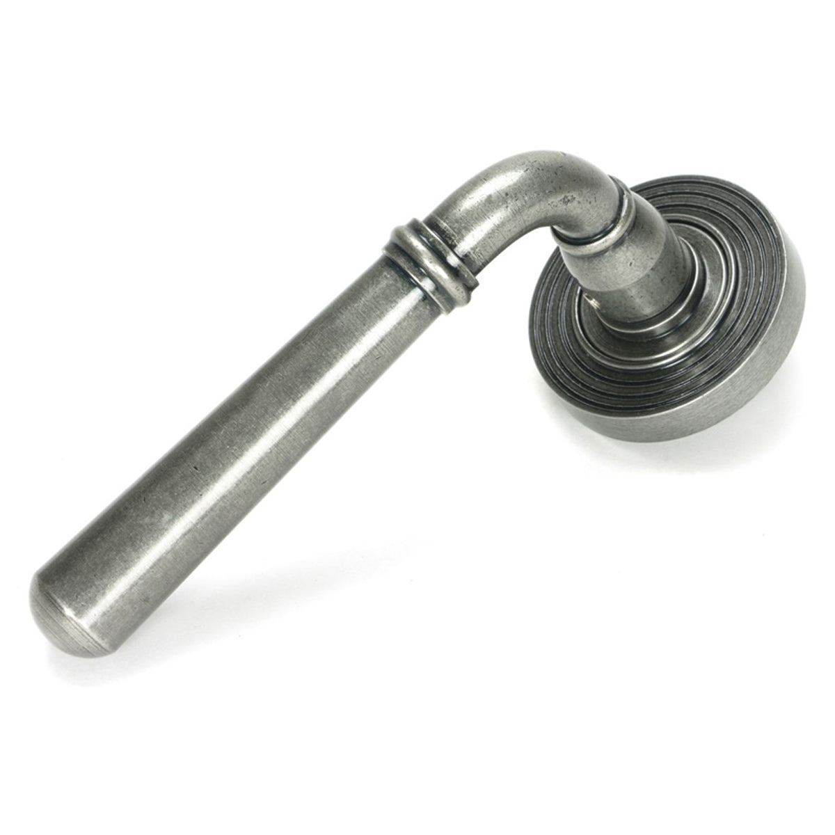 NEWBURY LEVER HANDLE+ROSE SPRUNG BEEHIVE 53x126x64 PEW
