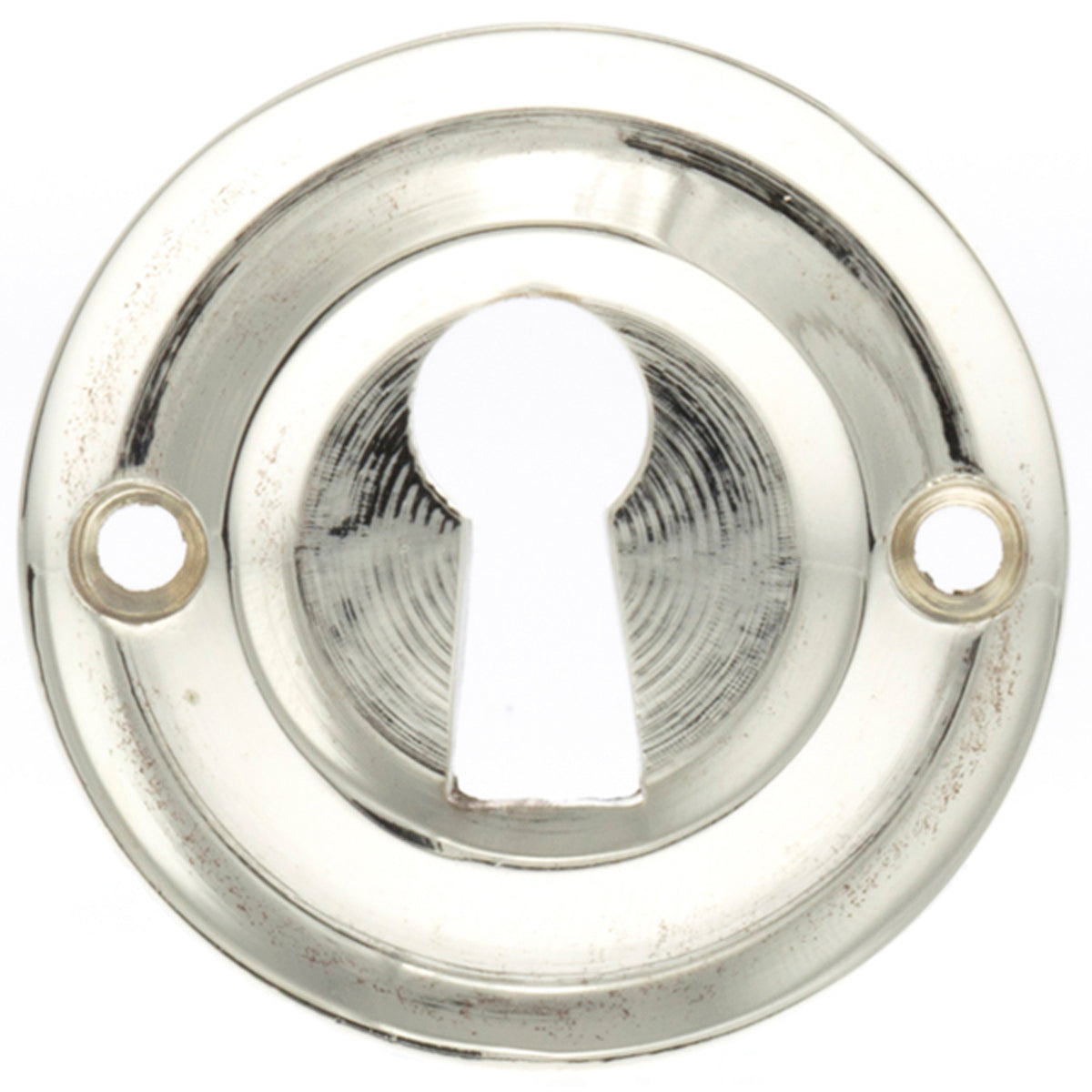 OLD ENGLISH OPEN KEY ESCUTCHEON D42 PNP