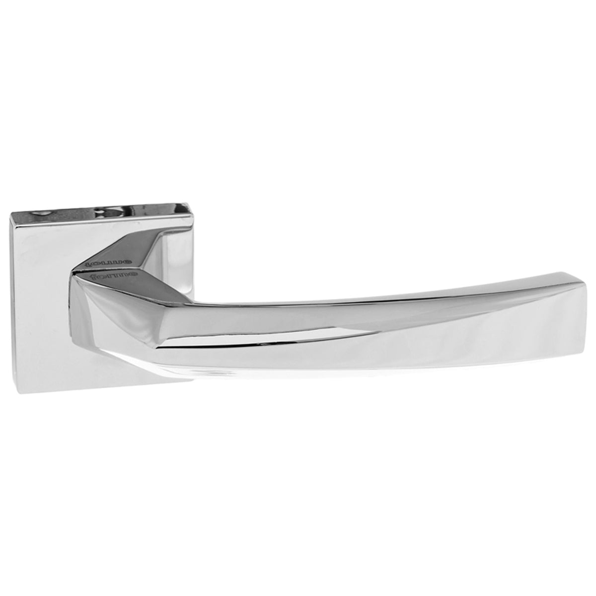 CRYSTAL LEVER HANDLE+SQUARE ROSE 50x138x60 PCP