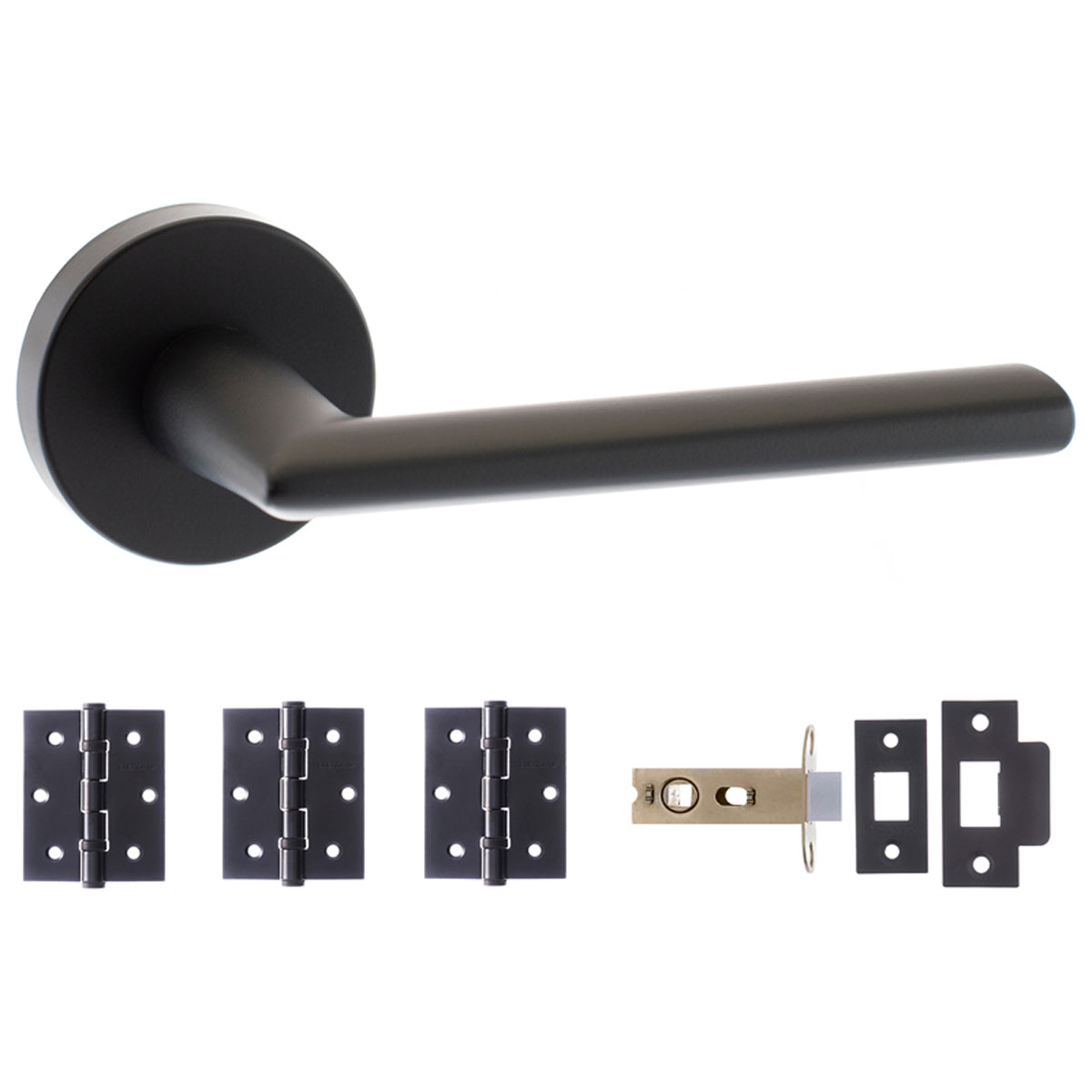 DORPAC GEORGIA LATCH+HINGEx3 76x63 MBK