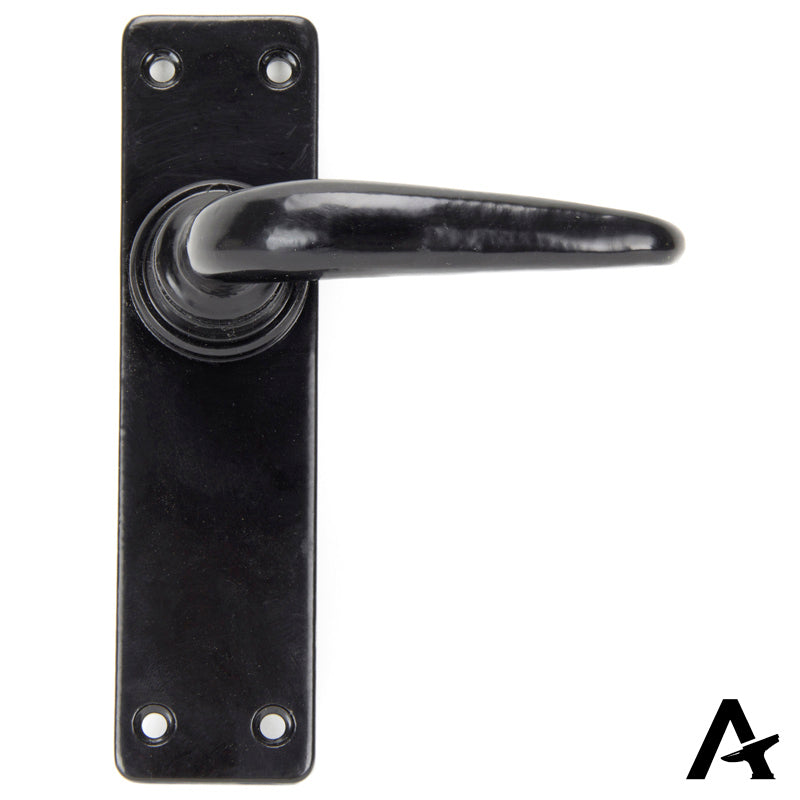 CLASSIC LEVER HANDLE LATCH 101x155x50 SMBK