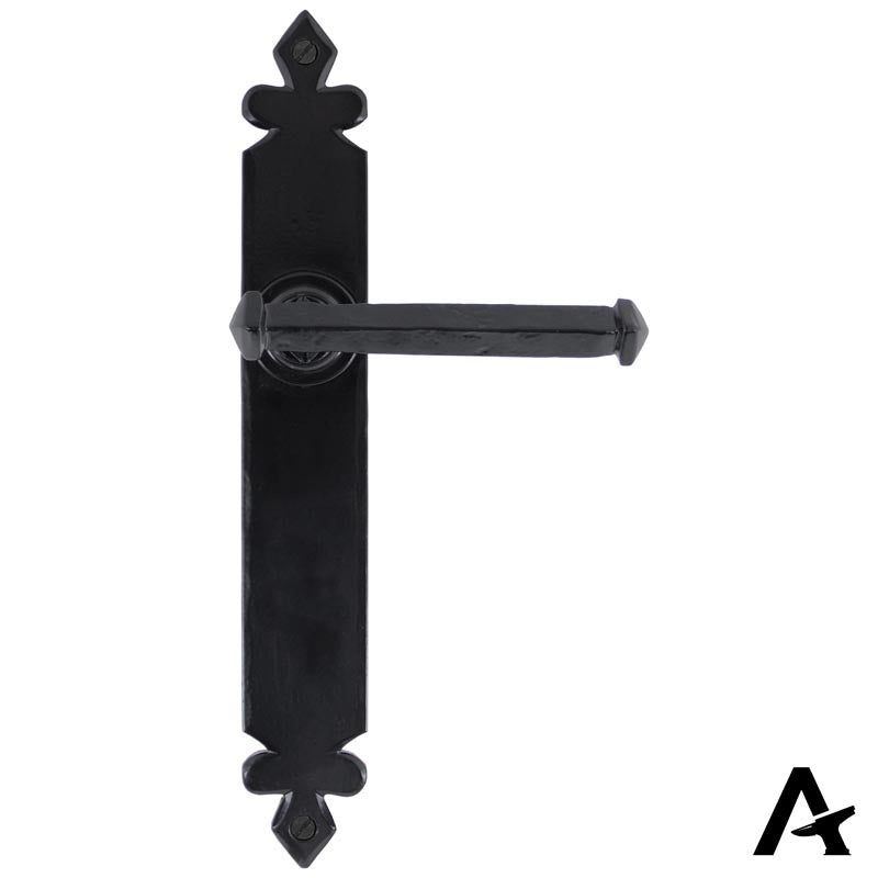 TUDOR LEVER HANDLE LATCH 125x273x62 BLK