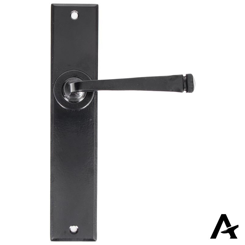 AVON LARGE LEVER HANDLE LATCH 118x241x64 BLK