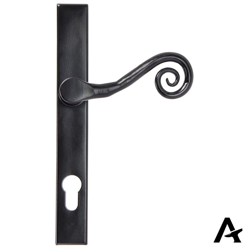 MONKEYTAIL SLIM LEVER ESPAGNOLETTE LOCK RH 128x242x58 BLK