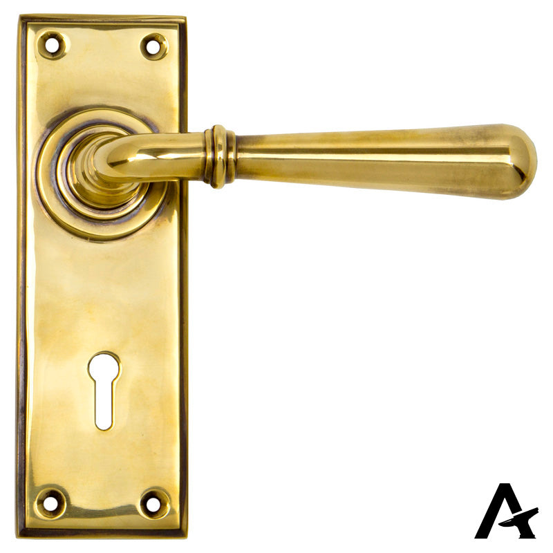 NEWBURY LEVER HANDLE LOCK 124x152x70 AGBR