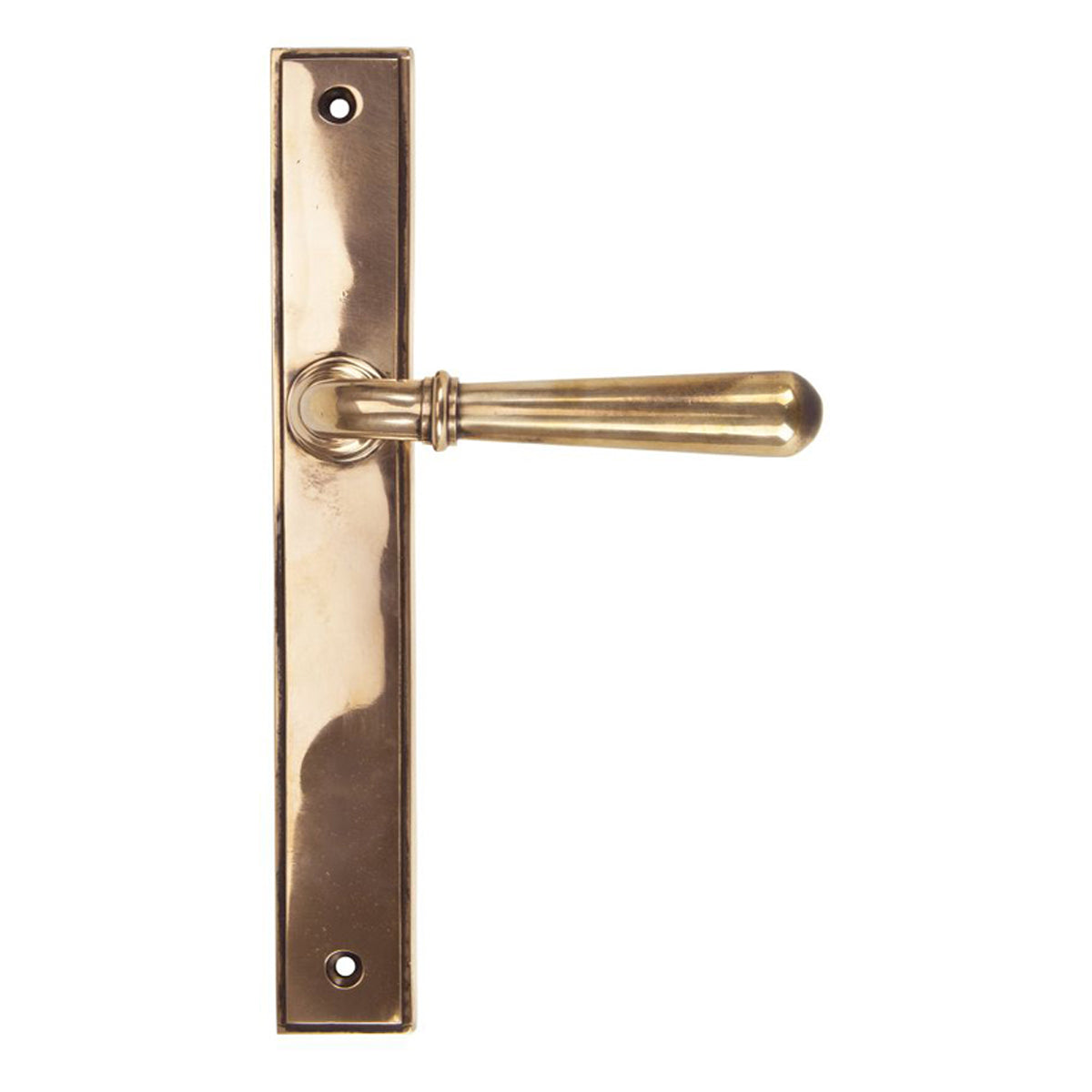 NEWBURY SLIMLINE LEVER ESPAGNOLETTE LATCH 124x244x70 PBZ