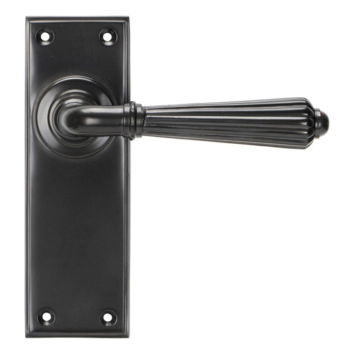 HINTON LEVER HANDLE+PLATE LATCH 128x152x72 AGBZ