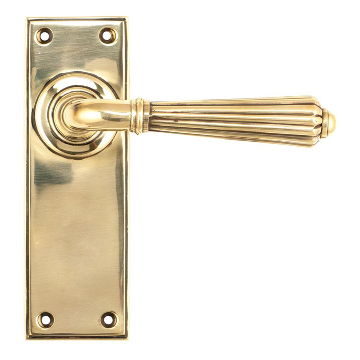 HINTON LEVER HANDLE+PLATE LATCH 128x152x72 AGBR