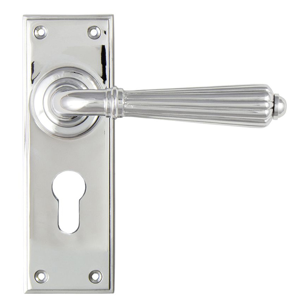 HINTON LEVER HANDLE+PLATE EURO 128x152x72 PCP