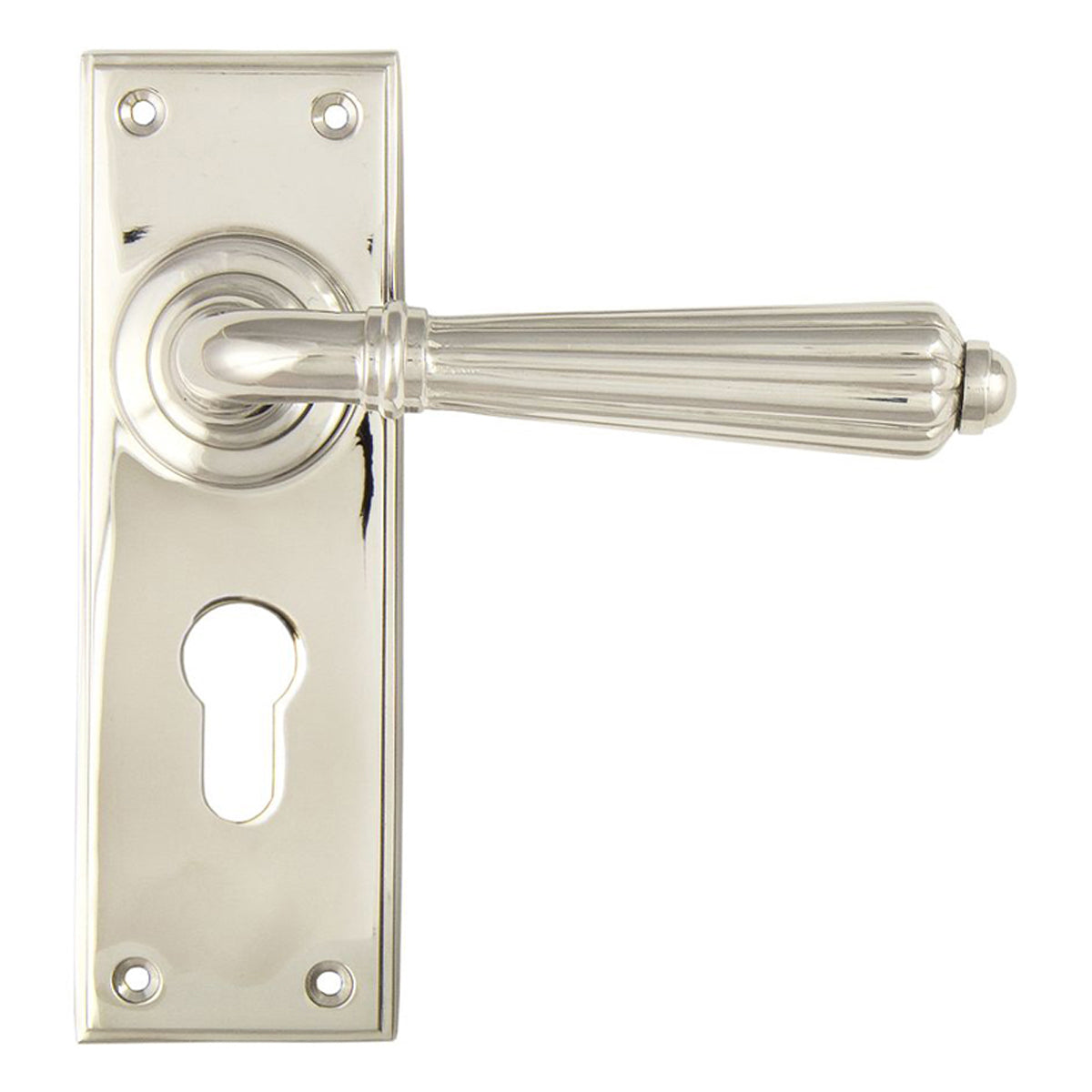 HINTON LEVER HANDLE+PLATE EURO 128x152x72 PNP