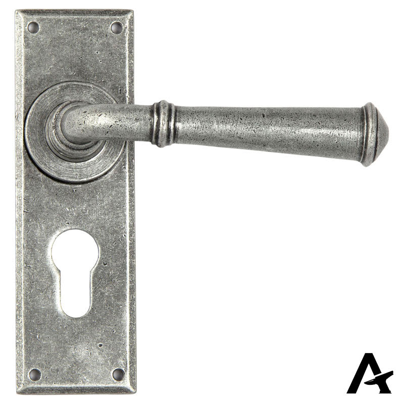 REGENCY LEVER HANDLE EURO 125x152x64 PEW