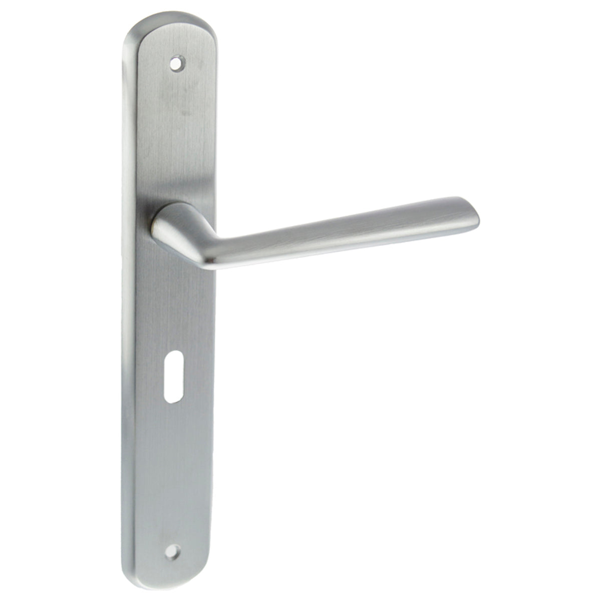FORME BRIGITTE SOLID LEVER HANDLE KEY 246x120x40 BRS/SCP