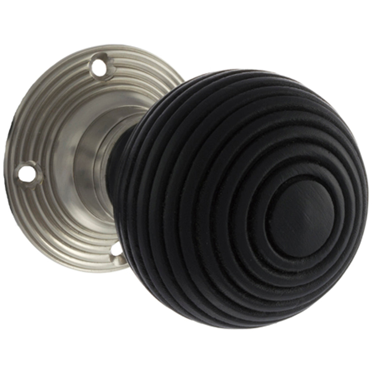 OLD ENGLISH WHITBY MORTICE KNOB D55x85 EBO/SNP