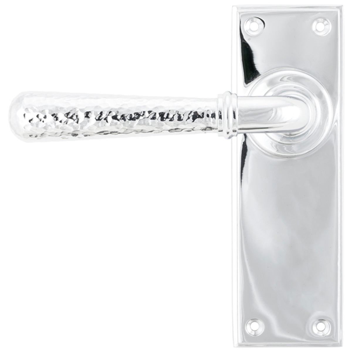 HAMMERED NEWBURY LEVER HANDLE LATCH 124x152x70 PCP