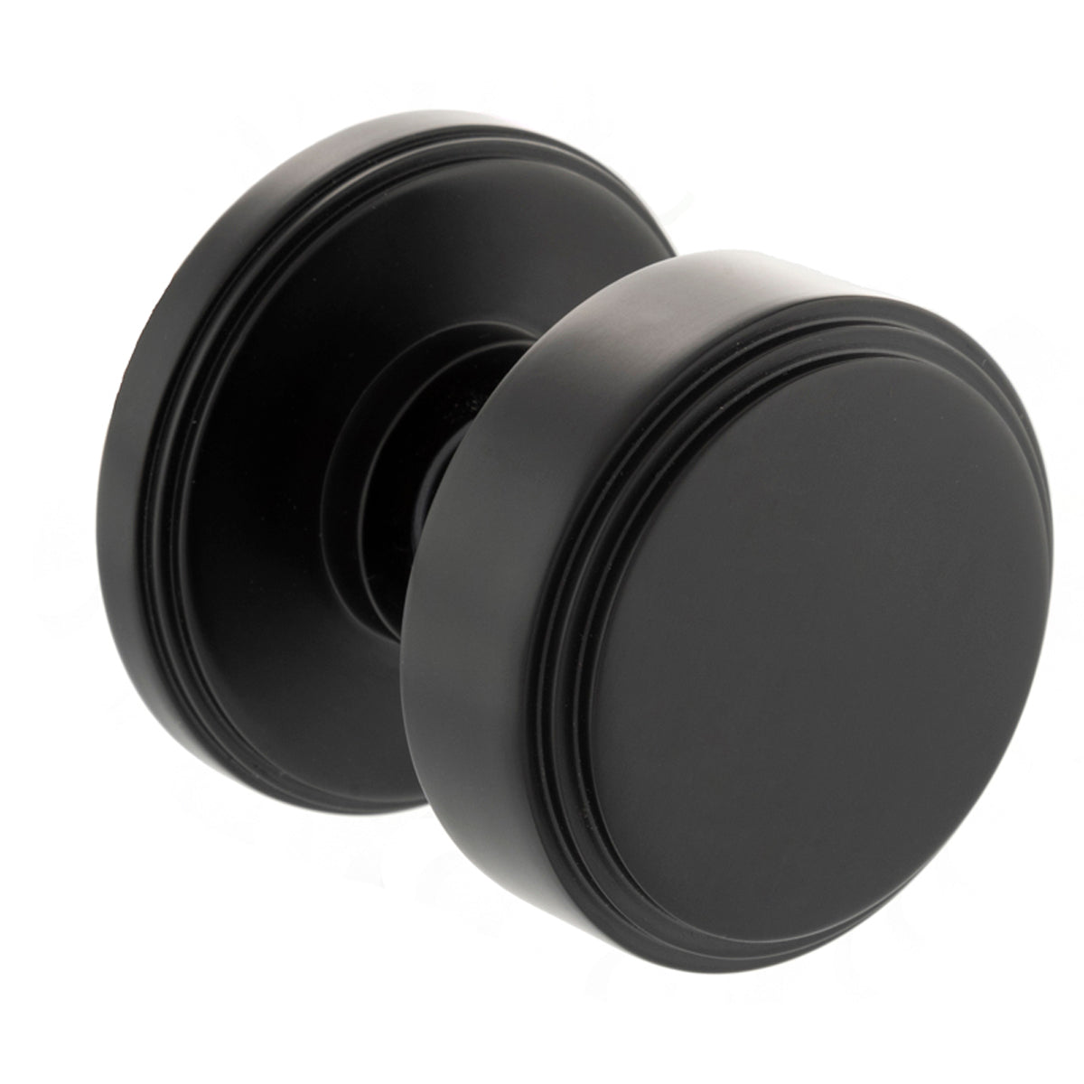 MILLHOUSE BOULTON SOLID MORTICE KNOB D60x60 BRS/MBK