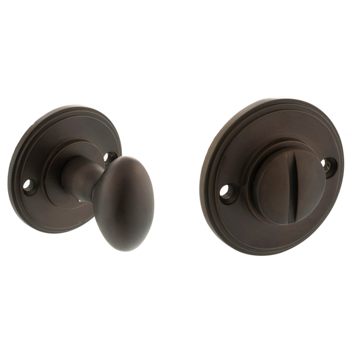 MILLHOUSE SOLID WC TURN+RELEASE OVAL D43x44 BRS/UDBZ by CHASE ATLANTIC