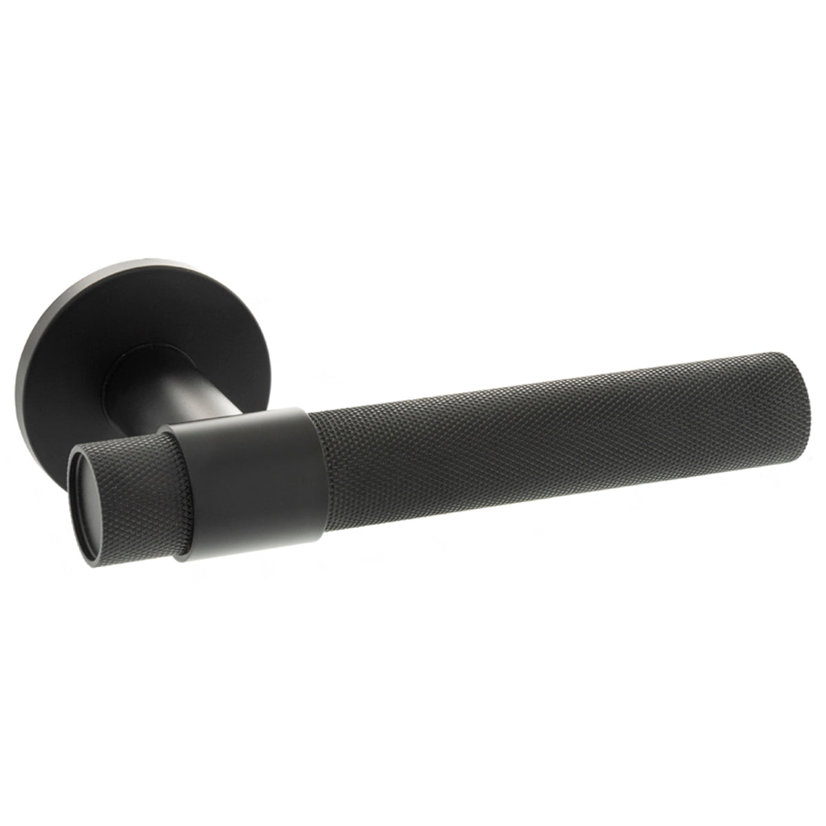 MILLHOUSE FARADAY DESIGNER LEVER HANDLE SLIMLINE D51x140x70 MBK