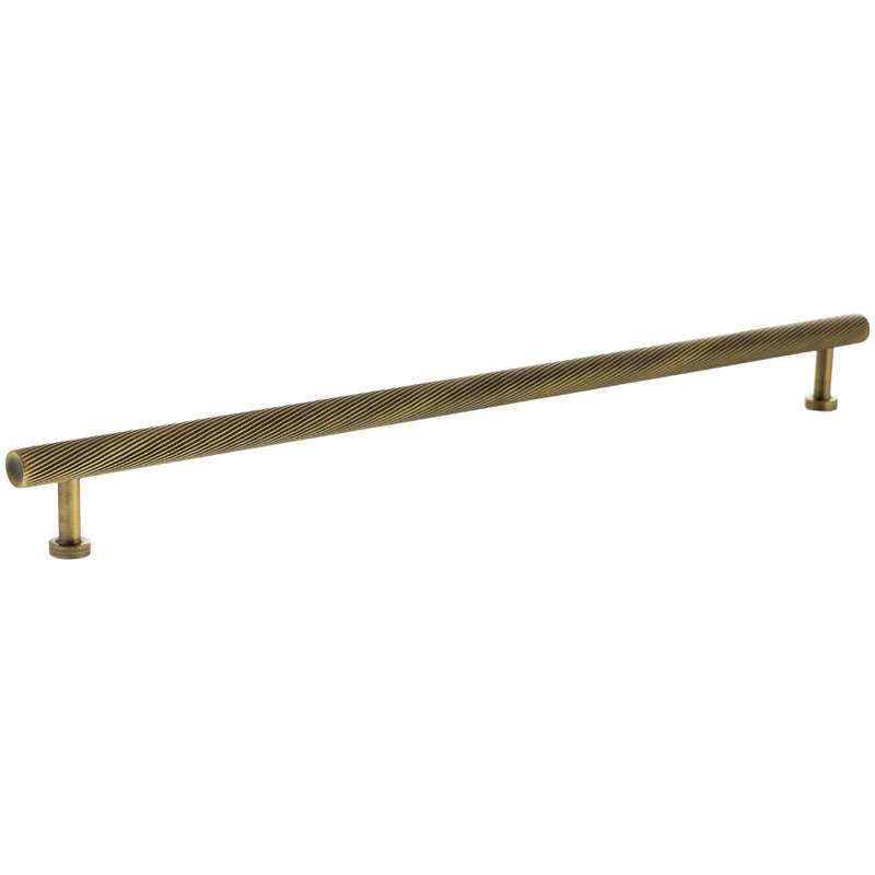 MILLHOUSE PADDINGTON SPIRAL CABINET T-BAR PULL 320HC BRS/ABR