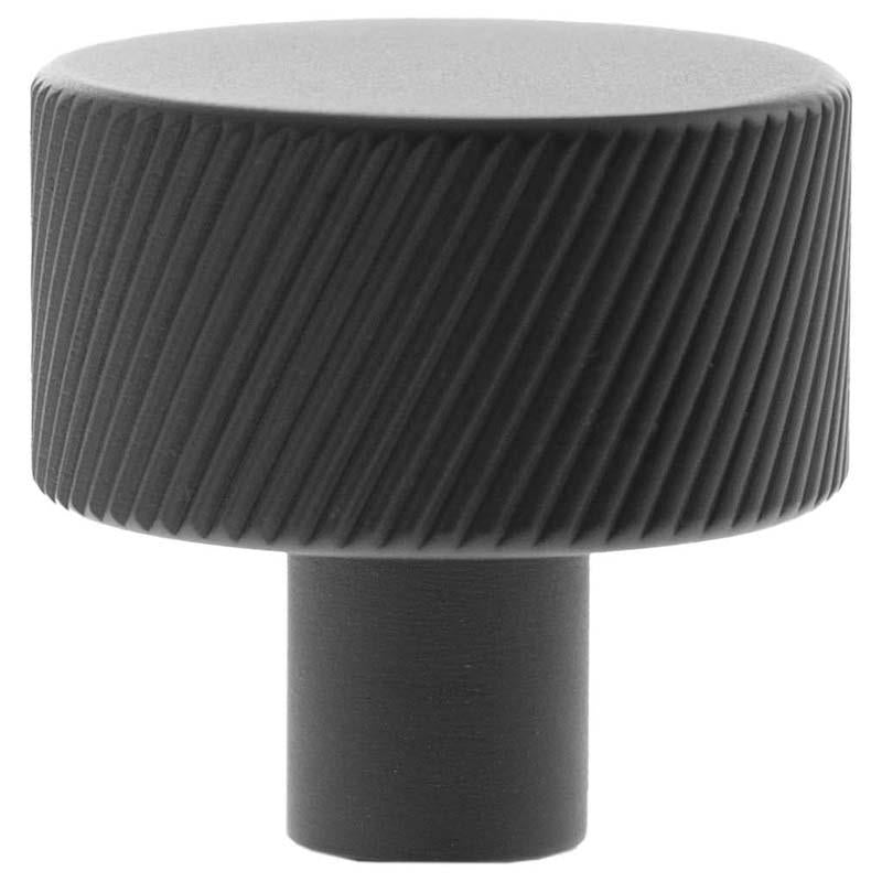 MILLHOUSE PADDINGTON SPIRAL CABINET KNOB ROUND D32x35 BRS/MBK