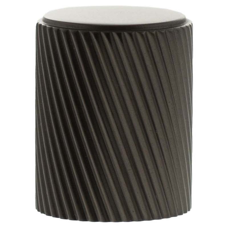 MILLHOUSE PADDINGTON SPIRAL CABINET KNOB CYLINDER D20x25 BRS/DBZ