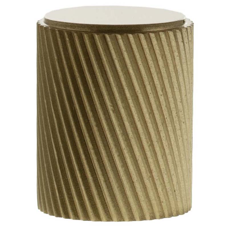 MILLHOUSE PADDINGTON SPIRAL CABINET KNOB CYLINDER D20x25 BRS/SBR