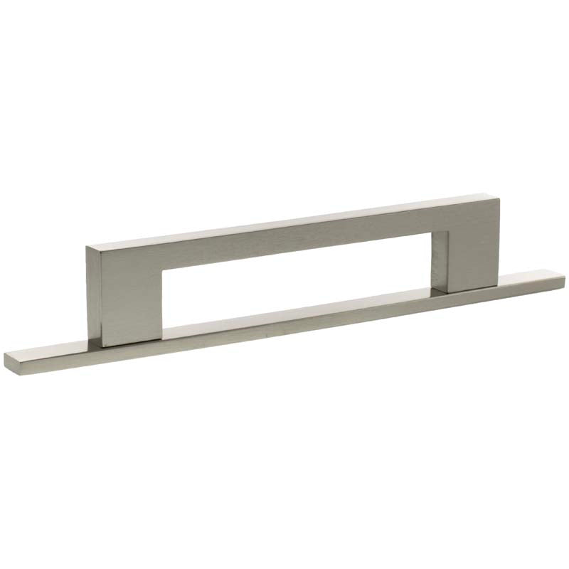MILLHOUSE EMPIRE SLIM CABINET PULL HANDLE+BACKPLATE 128HC BRS/SNP